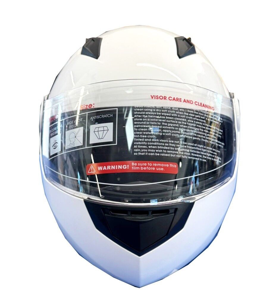 Motosiklet Kask Beyaz XL Beden