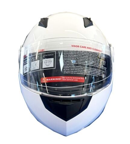 Motosiklet Kask Beyaz XL Beden