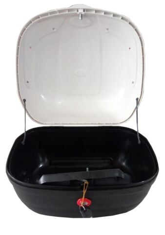 Motosiklet Arka Çanta Beyaz - 33 litre
