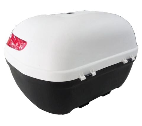 Motosiklet Arka Çanta Beyaz - 33 litre