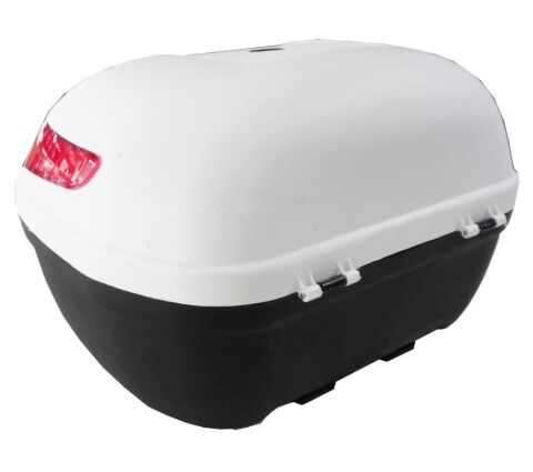 Motosiklet Arka Çanta Beyaz - 33 litre
