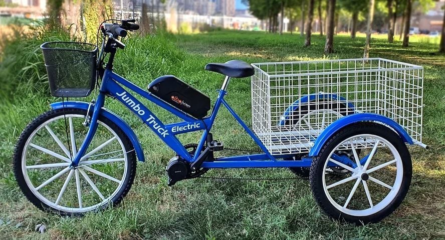 Jumbo TRUCK Elektrikli Üçteker Bisiklet