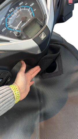 Motosiklet Diz Örtüsü - Cırtlı Model