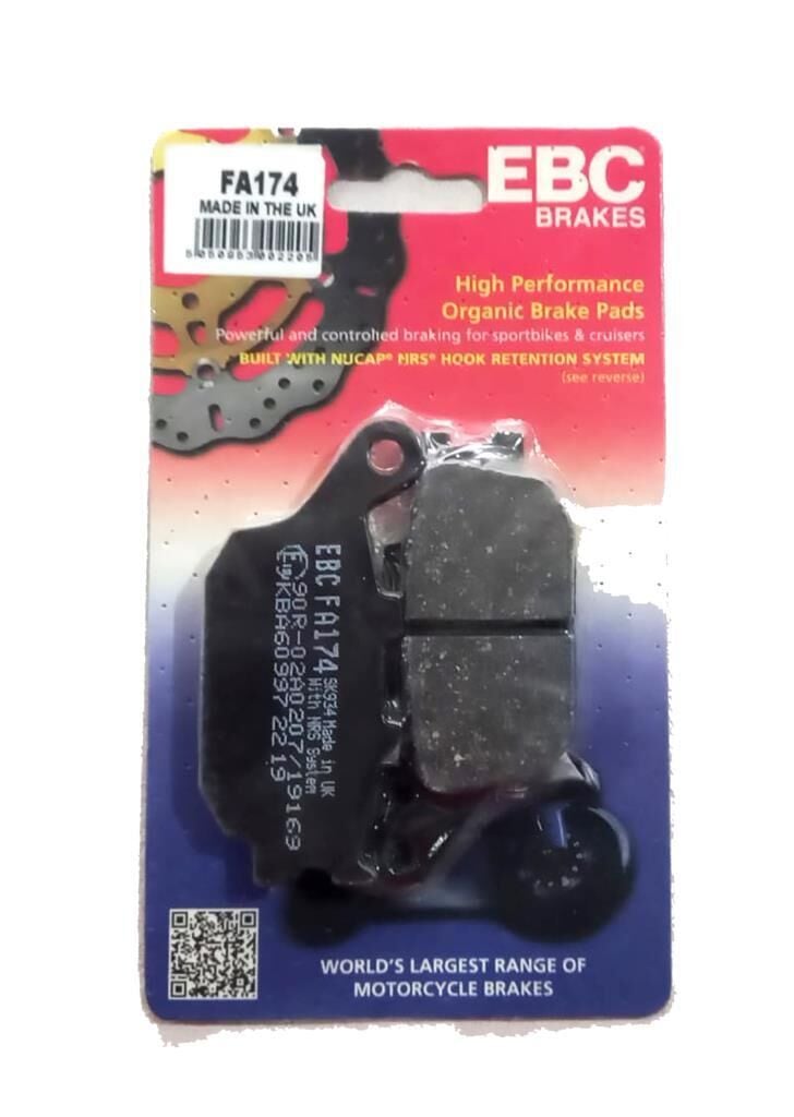 Honda CBF 600 NC 700 Kawasakı Verys 650 2016-2021 Arka Balata-EBC-FA 174
