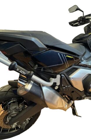 X-ADV 750 Arka Çanta Demiri Gri 2021-2025