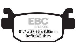 Pcx 125 Arka Disk Balata EBC 2025 Delux