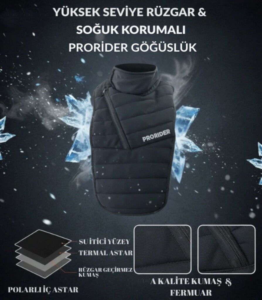 Rüzgar ve Soğuk Geçirmez Polar Boyunluk - Prorider