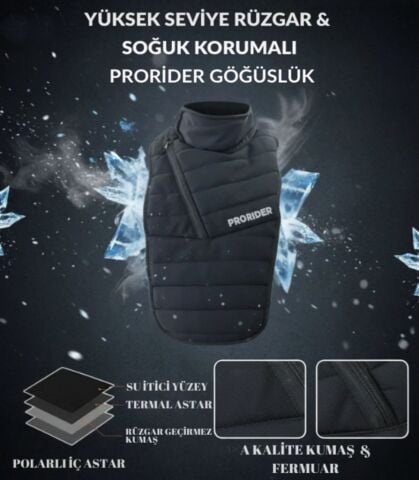 Rüzgar ve Soğuk Geçirmez Polar Boyunluk - Prorider