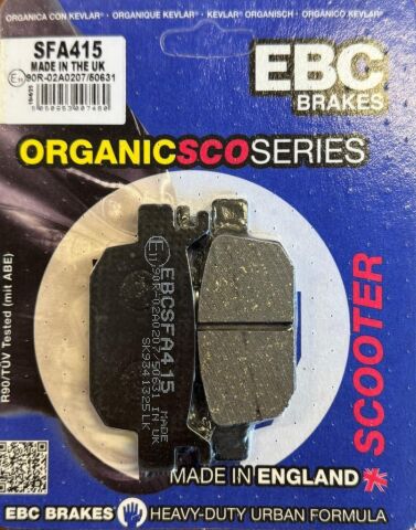 Sh 125 Arka Disk Balata Ebc Sfa415