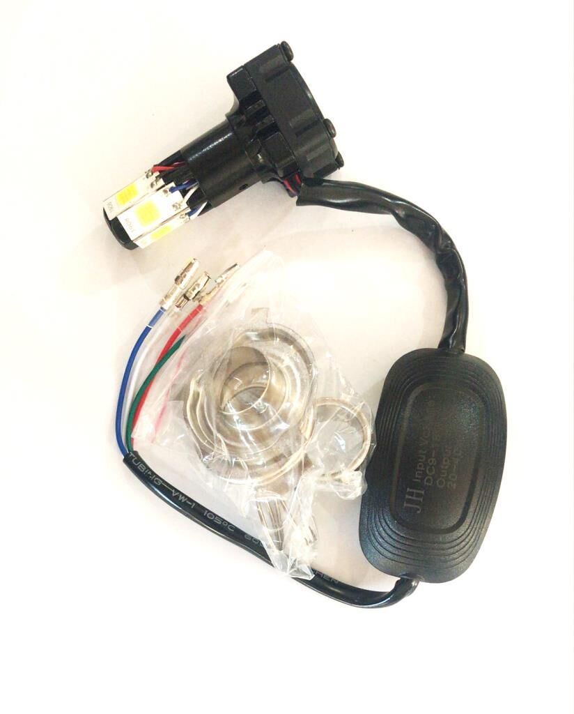 Motosiklet Led Ampül Fanlı