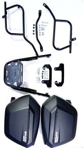 NC 750 Çanta Demiri 3'lü Set Siyah