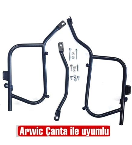 NC 750 Yan Çanta Demiri Siyah-Arwic Çanta Uyumlu