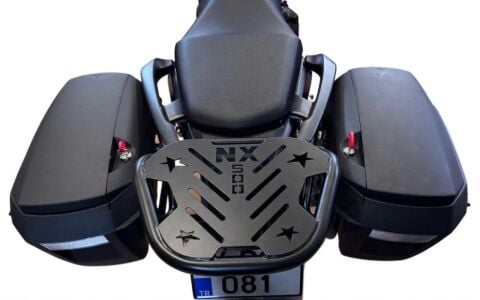 NX 500 Yan Çanta Demiri 3'lü Set Siyah-Shad Sh23 Uyumlu