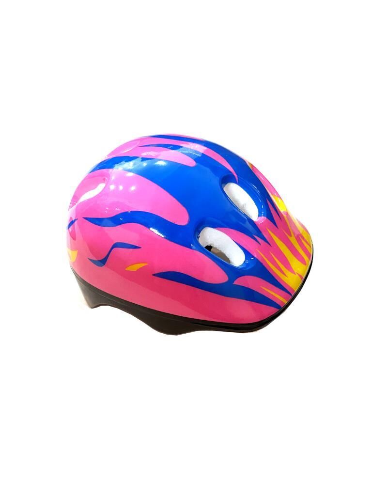 Çocuk Bisiklet Kaskı Pembe Mavi Renkli