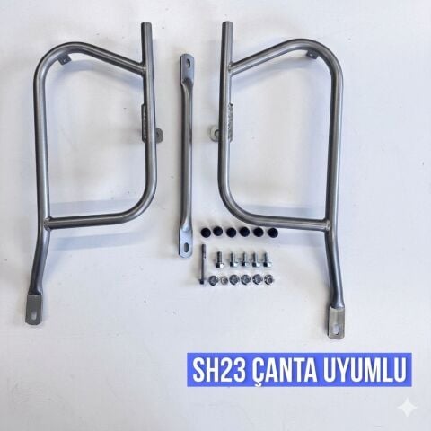 NX 500 Yan Çanta Demiri Gri-Shad Sh23 Uyumlu