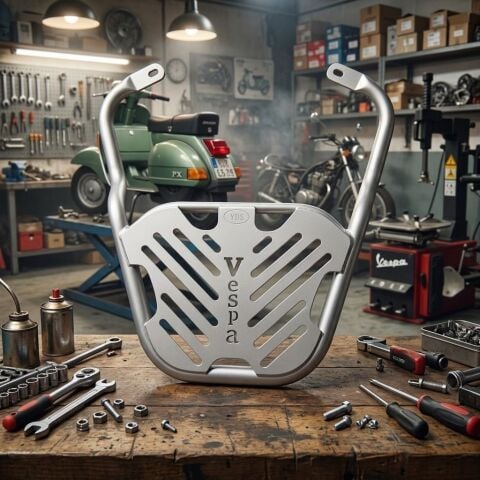 Vespa GTS 250 Gri Arka Çanta Demiri
