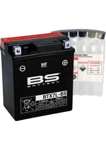 BS Battery BTX7L-BS Motosiklet Akü