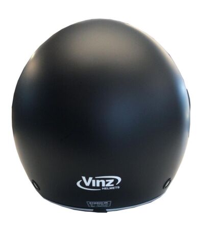 Yarım Açık Güneş Vizörlü Motosiklet Kaskı Siyah - M Beden